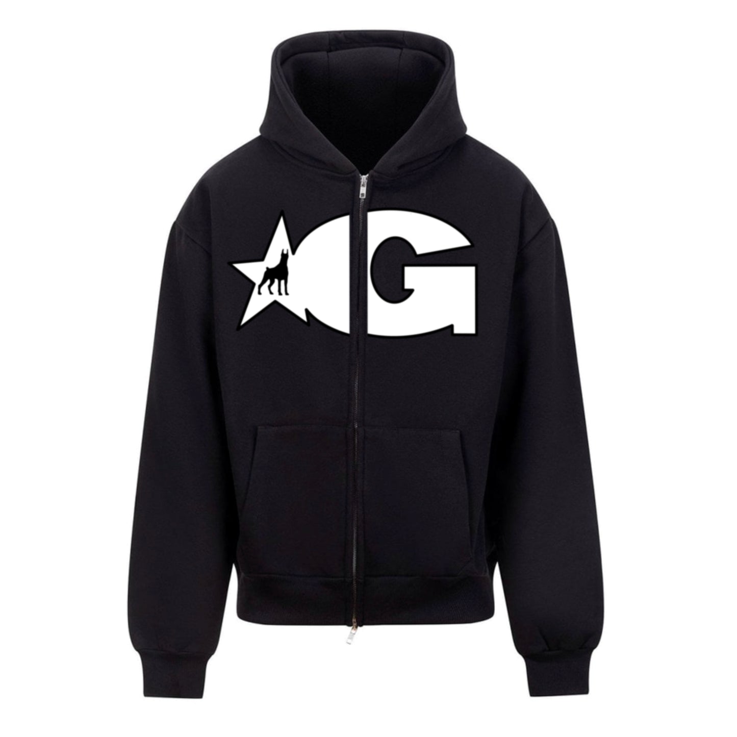 DBM ZIP HOODIE BLACK