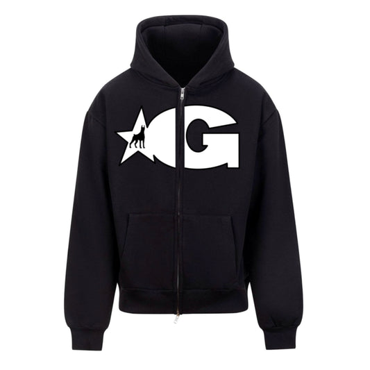 DBM ZIP HOODIE BLACK